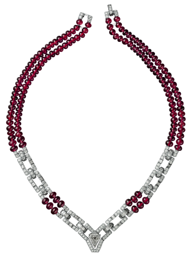 Red and White Necklace PNG Clipart - High-quality PNG Clipart Image in cattegory Jewelry PNG / Clipart from ClipartPNG.com