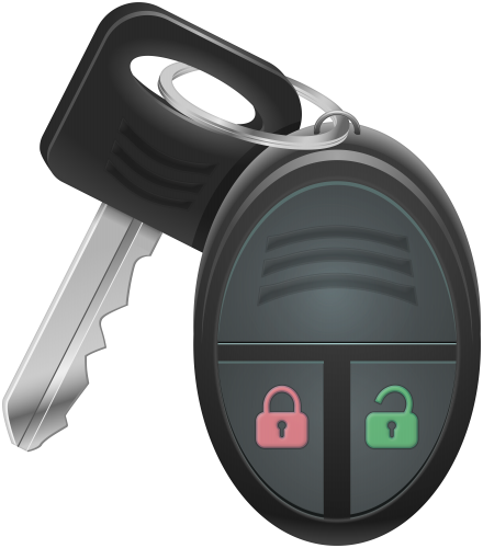 Remote Car Key PNG Clip Art - High-quality PNG Clipart Image in cattegory Auto Parts PNG / Clipart from ClipartPNG.com
