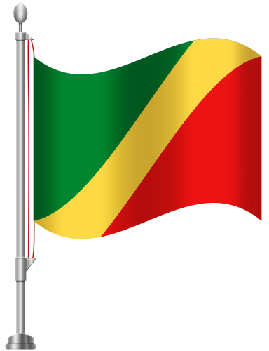 Republic Of The Congo Flag PNG Clip Art - High-quality PNG Clipart Image in cattegory Flags PNG / Clipart from ClipartPNG.com