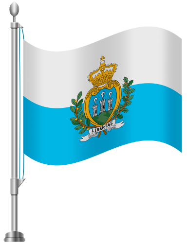 San Marino Flag PNG Clip Art - High-quality PNG Clipart Image in cattegory Flags PNG / Clipart from ClipartPNG.com