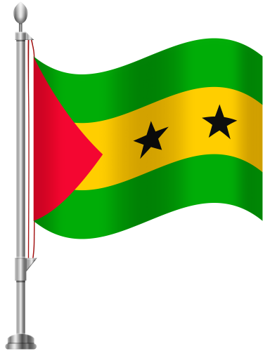 Sao Tome and Principe Flag PNG Clip Art - High-quality PNG Clipart Image in cattegory Flags PNG / Clipart from ClipartPNG.com