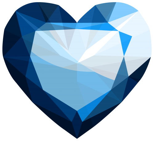 Sapphire Heart PNG Clipart - High-quality PNG Clipart Image in cattegory Gems PNG / Clipart from ClipartPNG.com