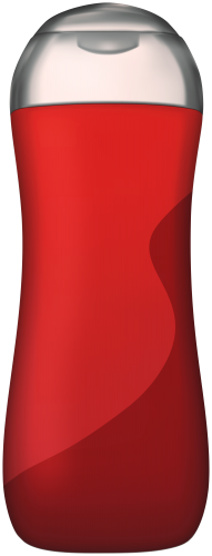Shampoo Red PNG Clip Art - High-quality PNG Clipart Image in cattegory Bathroom PNG / Clipart from ClipartPNG.com