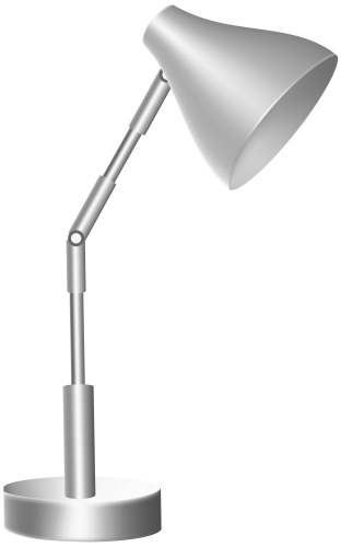Silver Desk Lamp PNG Clip Art - High-quality PNG Clipart Image in cattegory Lamps and Lighting PNG / Clipart from ClipartPNG.com