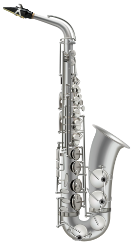 Silver Saxophone PNG Clipart - High-quality PNG Clipart Image in cattegory Musical Instruments PNG / Clipart from ClipartPNG.com