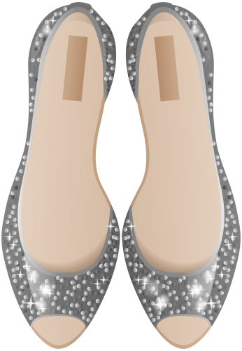 Silver Shoes PNG Clip Art - High-quality PNG Clipart Image in cattegory Shoes PNG / Clipart from ClipartPNG.com