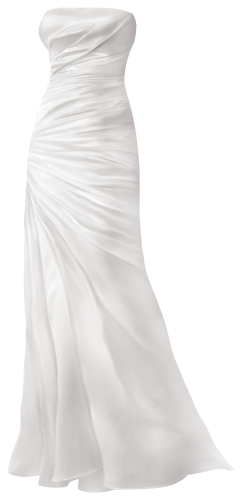 Simple Wedding Dress PNG Clip Art - High-quality PNG Clipart Image in cattegory Wedding PNG / Clipart from ClipartPNG.com