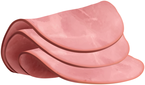 Sliced Ham PNG Clip Art - High-quality PNG Clipart Image in cattegory Meat PNG / Clipart from ClipartPNG.com