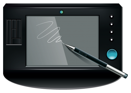 Small Graphics Tablet PNG Clipart - High-quality PNG Clipart Image in cattegory Computer Parts PNG / Clipart from ClipartPNG.com