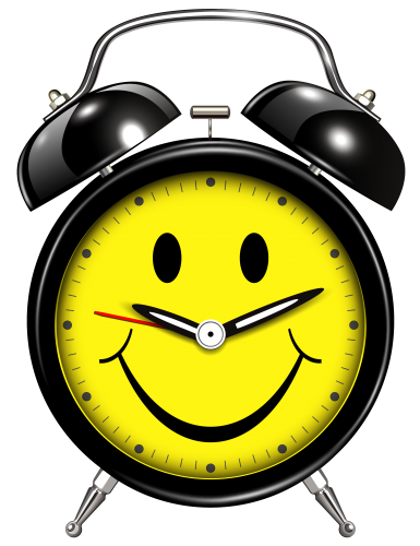Smiling Alarm Clock PNG Clip Art - High-quality PNG Clipart Image in cattegory Clock PNG / Clipart from ClipartPNG.com