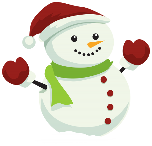 Snowman with Christmas Hat PNG Clipart - High-quality PNG Clipart Image in cattegory Christmas PNG / Clipart from ClipartPNG.com