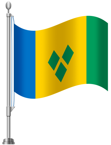 St Vincent and The Grenadines Flag PNG Clip Art - High-quality PNG Clipart Image in cattegory Flags PNG / Clipart from ClipartPNG.com