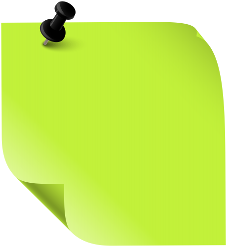 Sticky Note Green PNG Clipart - High-quality PNG Clipart Image in cattegory Sticky Notes PNG / Clipart from ClipartPNG.com