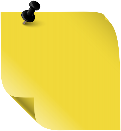 Sticky Note Yellow PNG Clipart - High-quality PNG Clipart Image in cattegory Sticky Notes PNG / Clipart from ClipartPNG.com