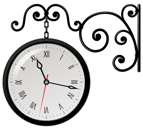 Street Clock PNG Clip Art - High-quality PNG Clipart Image in cattegory Clock PNG / Clipart from ClipartPNG.com