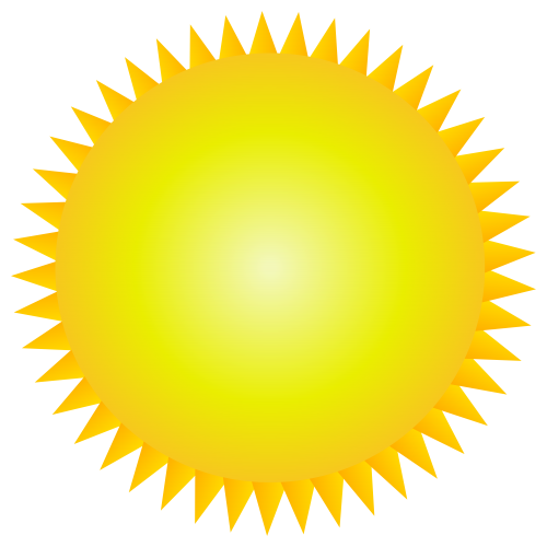 Sun Weather Icon PNG Clip Art - High-quality PNG Clipart Image in cattegory Weather PNG / Clipart from ClipartPNG.com