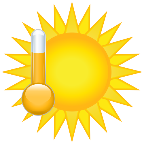 Sunny Weather Icon PNG Clip Art - High-quality PNG Clipart Image in cattegory Weather PNG / Clipart from ClipartPNG.com