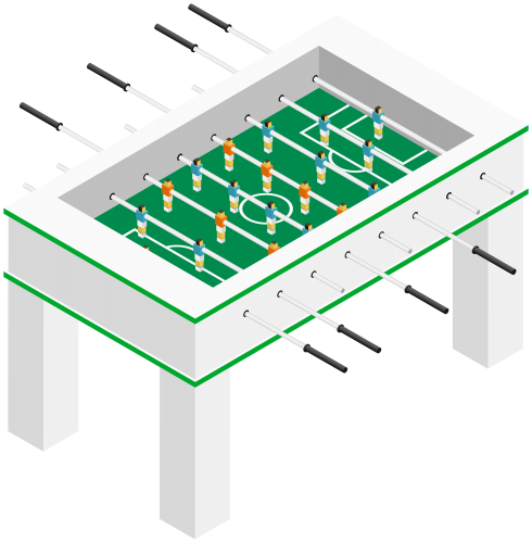 Table Football Game PNG Clip Art - High-quality PNG Clipart Image in cattegory Games PNG / Clipart from ClipartPNG.com