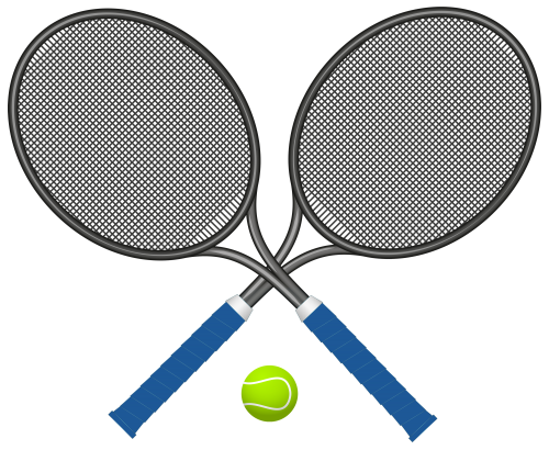 Tennis Rackets with Ball PNG Clipart - High-quality PNG Clipart Image in cattegory Sport PNG / Clipart from ClipartPNG.com