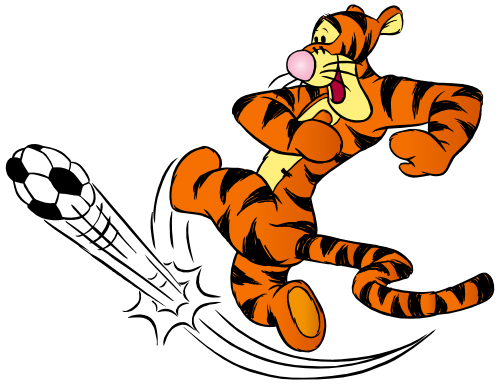 Tigger Footballer PNG Clip Art - High-quality PNG Clipart Image in cattegory Winnie the Pooh PNG / Clipart from ClipartPNG.com