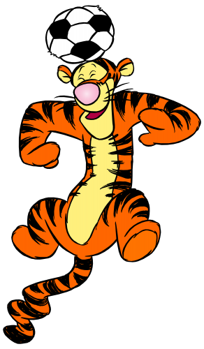 Tigger and Football PNG Clip Art - High-quality PNG Clipart Image in cattegory Winnie the Pooh PNG / Clipart from ClipartPNG.com