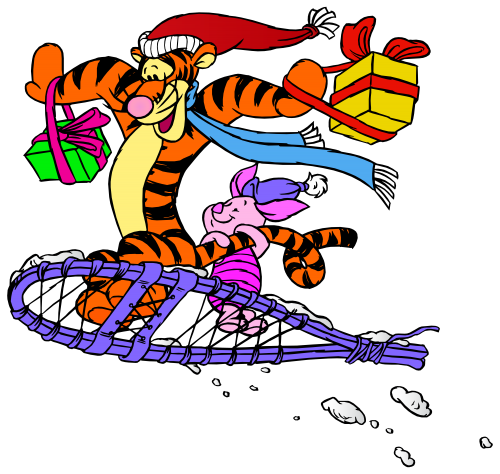 Tigger and Piglet Christmas PNG Clip Art - High-quality PNG Clipart Image in cattegory Winnie the Pooh PNG / Clipart from ClipartPNG.com