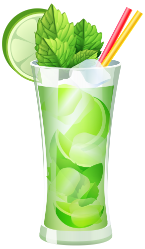 Transparent Mojito Cocktail PNG Clipart - High-quality PNG Clipart Image in cattegory Drinks PNG / Clipart from ClipartPNG.com