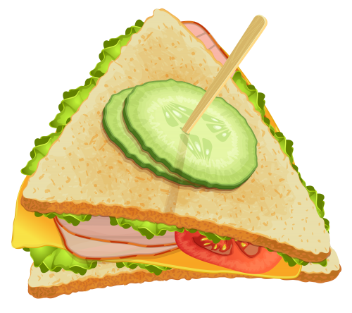 Triangle Sandwich PNG Clipart - High-quality PNG Clipart Image in cattegory Fast Food PNG / Clipart from ClipartPNG.com