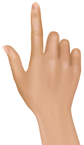 Tuching Finger Hand PNG Clip Art - High-quality PNG Clipart Image in cattegory Hands PNG / Clipart from ClipartPNG.com