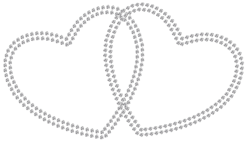 Two Diamond Hearts PNG Clipart - High-quality PNG Clipart Image in cattegory Hearts PNG / Clipart from ClipartPNG.com