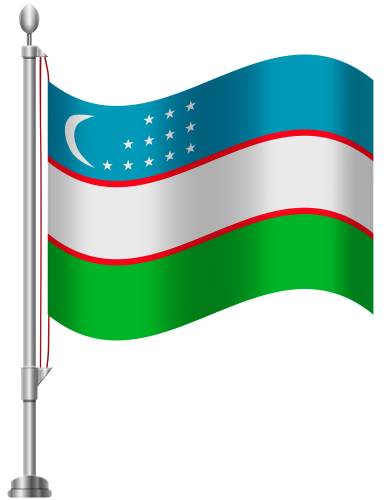Uzbekistan Flag PNG Clip Art - High-quality PNG Clipart Image in cattegory Flags PNG / Clipart from ClipartPNG.com