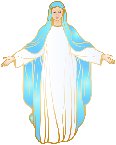 Virgin Mary PNG Clip Art - High-quality PNG Clipart Image in cattegory Christianity PNG / Clipart from ClipartPNG.com