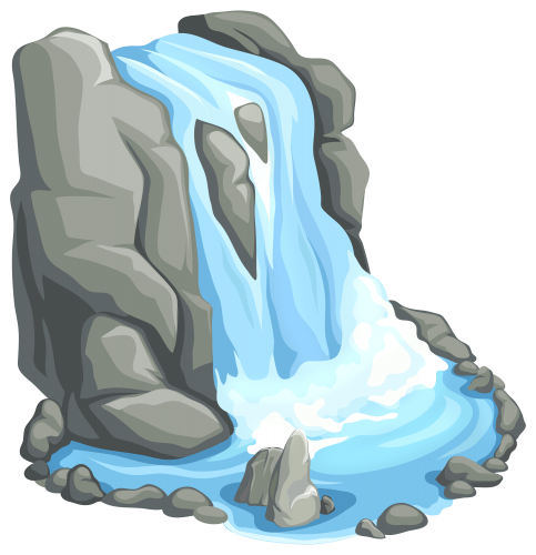 Waterfall PNG Clip Art - High-quality PNG Clipart Image in cattegory Outdoor PNG / Clipart from ClipartPNG.com