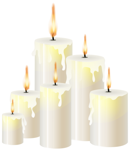 White Candles PNG Clip Art - High-quality PNG Clipart Image in cattegory Candles PNG / Clipart from ClipartPNG.com