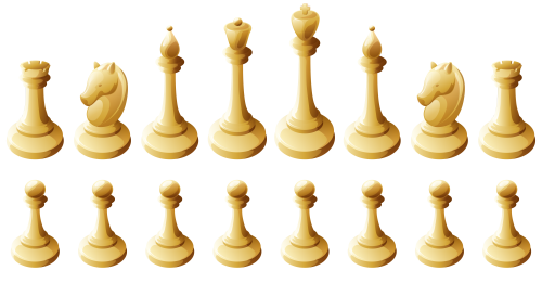 White Chess Pieces PNG Clipart - High-quality PNG Clipart Image in cattegory Games PNG / Clipart from ClipartPNG.com