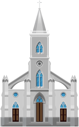 White Christian Church PNG Clipart - High-quality PNG Clipart Image in cattegory Buildings PNG / Clipart from ClipartPNG.com