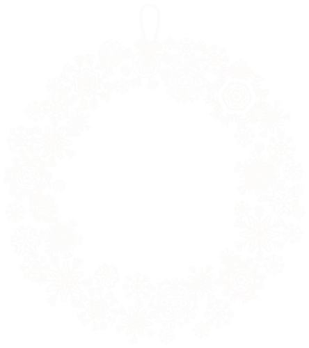 White Christmas Wreath PNG - High-quality PNG Clipart Image in cattegory Christmas PNG / Clipart from ClipartPNG.com