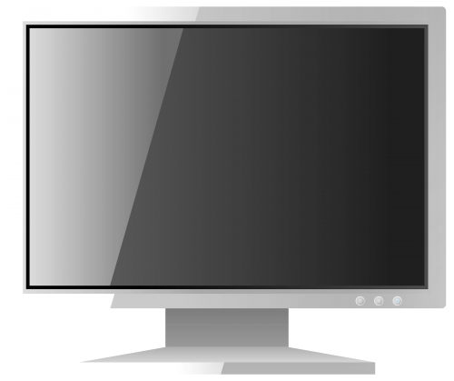 White Computer LCD Monitor PNG Clipart - High-quality PNG Clipart Image in cattegory Computer Parts PNG / Clipart from ClipartPNG.com