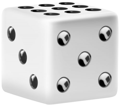 White Dice PNG Clipart - High-quality PNG Clipart Image in cattegory Games PNG / Clipart from ClipartPNG.com