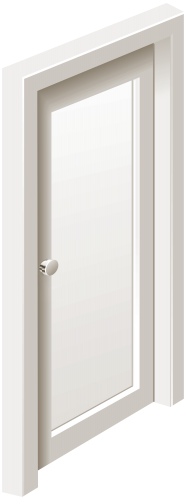 White Door PNG Clip Art - High-quality PNG Clipart Image in cattegory Doors PNG / Clipart from ClipartPNG.com