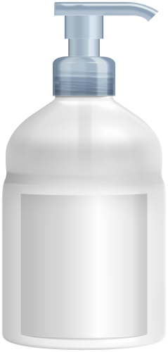 White Hand Sanitizer PNG Clipart - High-quality PNG Clipart Image in cattegory Cleaning Tools PNG / Clipart from ClipartPNG.com