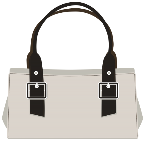 White Handbag PNG Clip Art - High-quality PNG Clipart Image in cattegory Bag PNG / Clipart from ClipartPNG.com