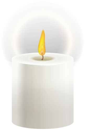 White Pillar Candle PNG Clip Art - High-quality PNG Clipart Image in cattegory Candles PNG / Clipart from ClipartPNG.com