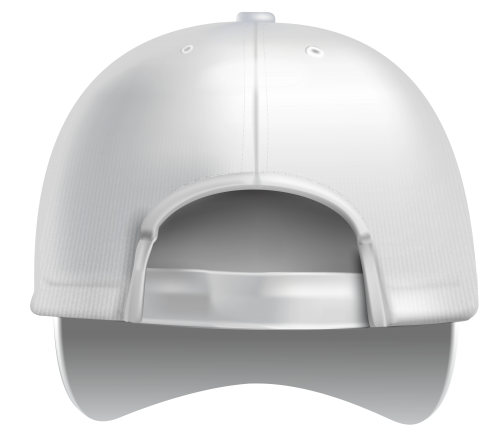 White Plain Baseball Cap Back PNG Clipart - High-quality PNG Clipart Image in cattegory Hats PNG / Clipart from ClipartPNG.com