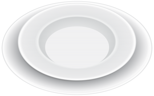 White Plates PNG Clipart - High-quality PNG Clipart Image in cattegory Tableware PNG / Clipart from ClipartPNG.com