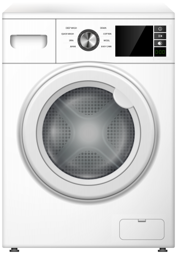 White Washing Machine PNG Clip Art - High-quality PNG Clipart Image in cattegory Home Appliances PNG / Clipart from ClipartPNG.com