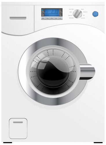 White Washing Machine PNG Clipart - High-quality PNG Clipart Image in cattegory Home Appliances PNG / Clipart from ClipartPNG.com