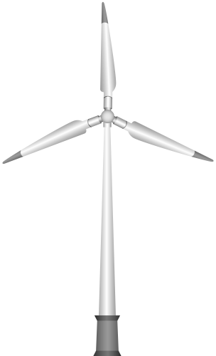Wind Turbine PNG Clipart - High-quality PNG Clipart Image in cattegory Ecology PNG / Clipart from ClipartPNG.com