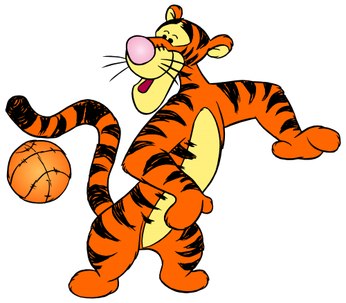 Winnie the Pooh Tigger with Ball PNG Clip Art - High-quality PNG Clipart Image in cattegory Winnie the Pooh PNG / Clipart from ClipartPNG.com