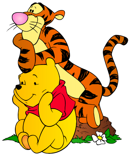 Winnie the Pooh and Tigger PNG Clip Art - High-quality PNG Clipart Image in cattegory Winnie the Pooh PNG / Clipart from ClipartPNG.com